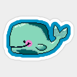 Pixel Sea Serenade Sticker